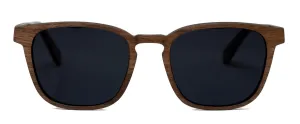 Kent (Walnut) / T800 (RX) Hybrid Series Sunglasses / Carbon Fiber & Walnut Wood