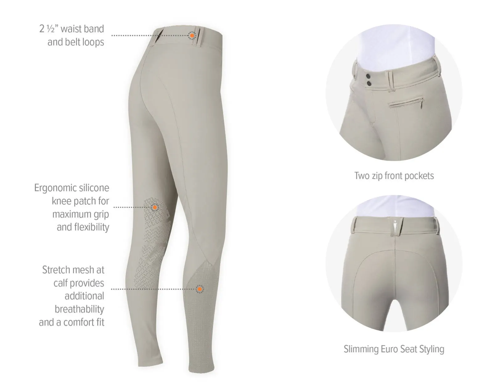Kerrits Affinity Ice Fil Show Breech