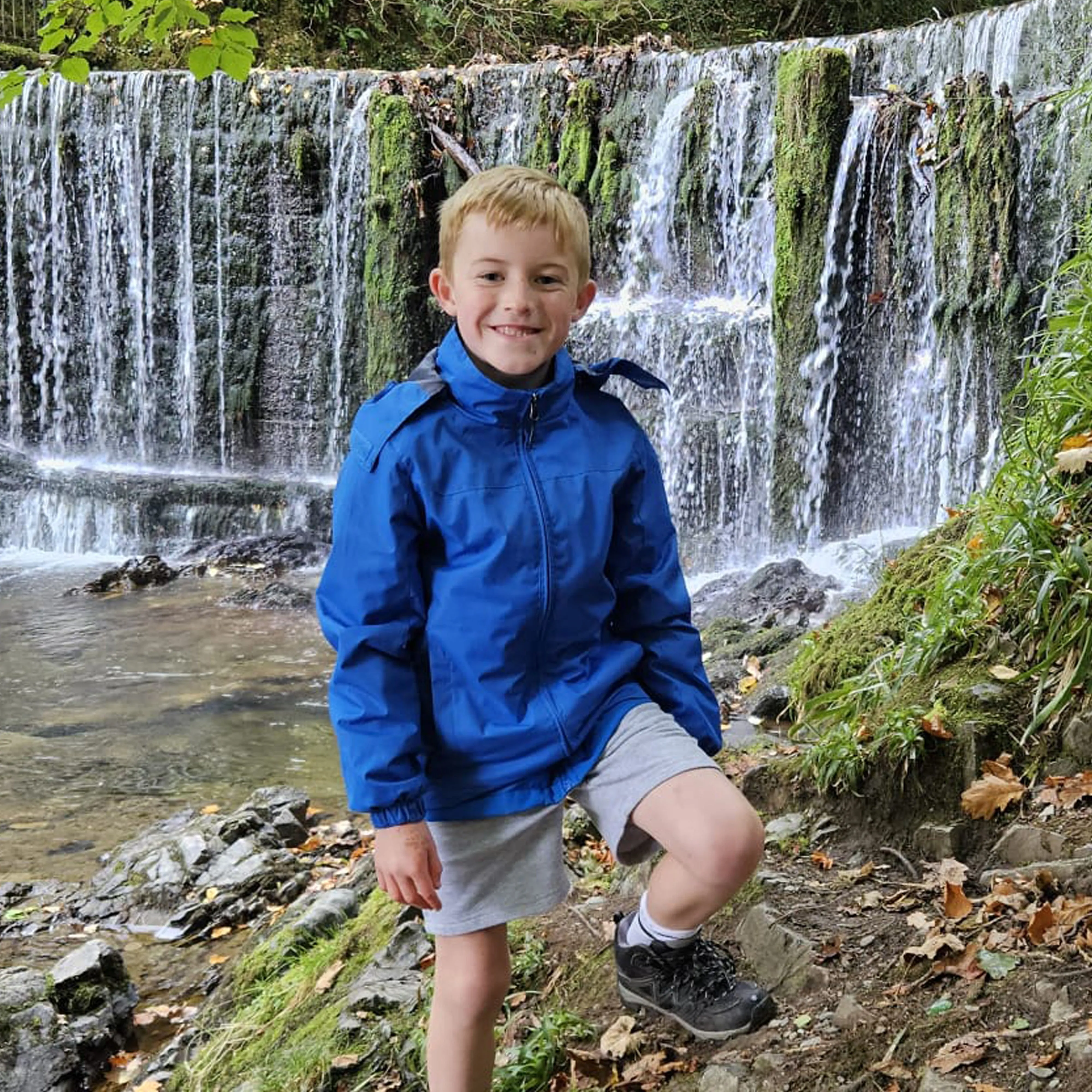 Kids Waterproof Rain Jacket - Black