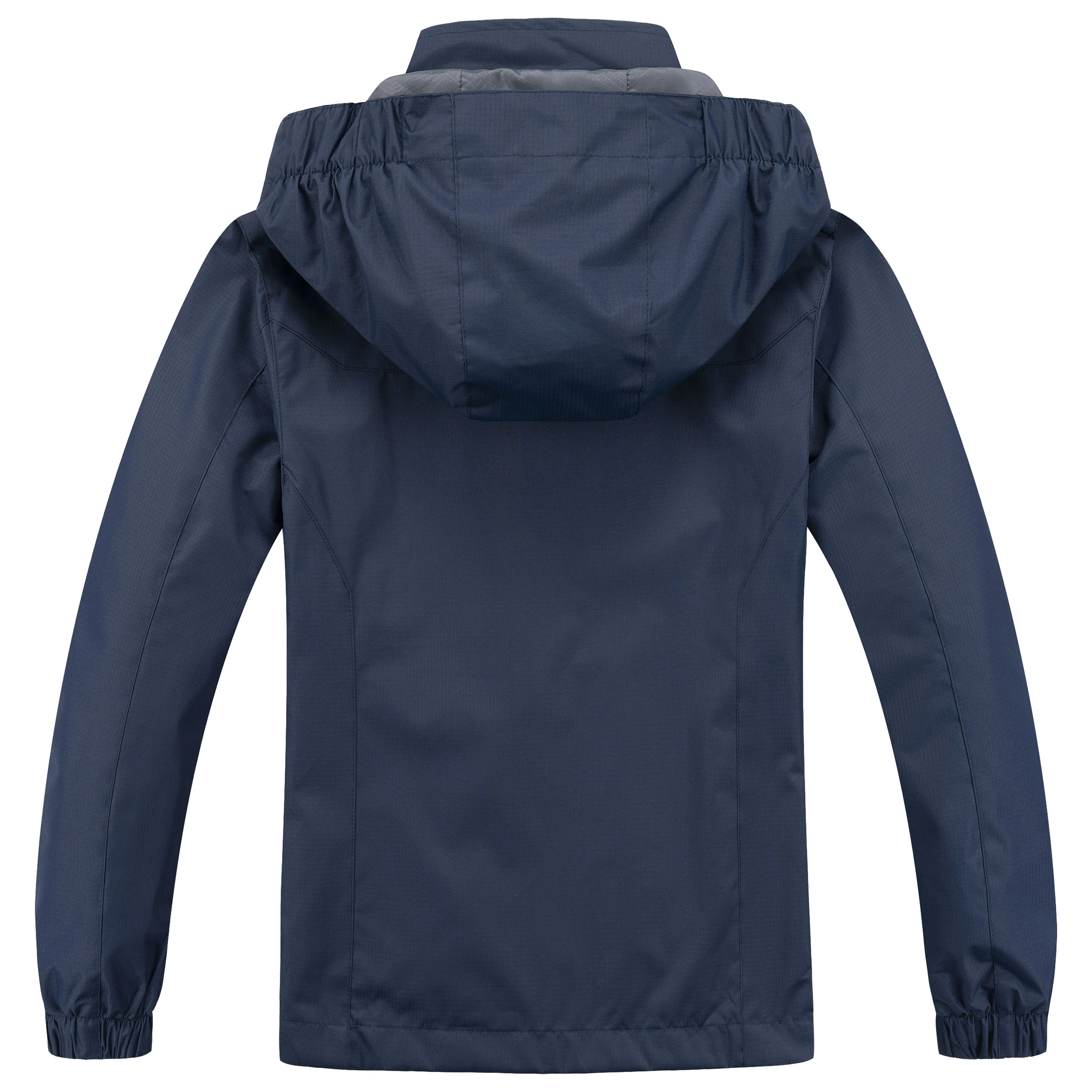 Kids Waterproof Rain Jacket - Black