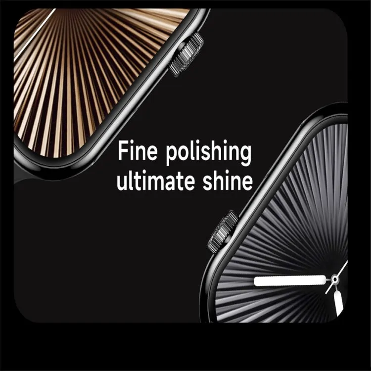 KL08 2.04 inch Color Screen Smart Watch Milan Steel Strap, Support Bluetooth Call(Silver)