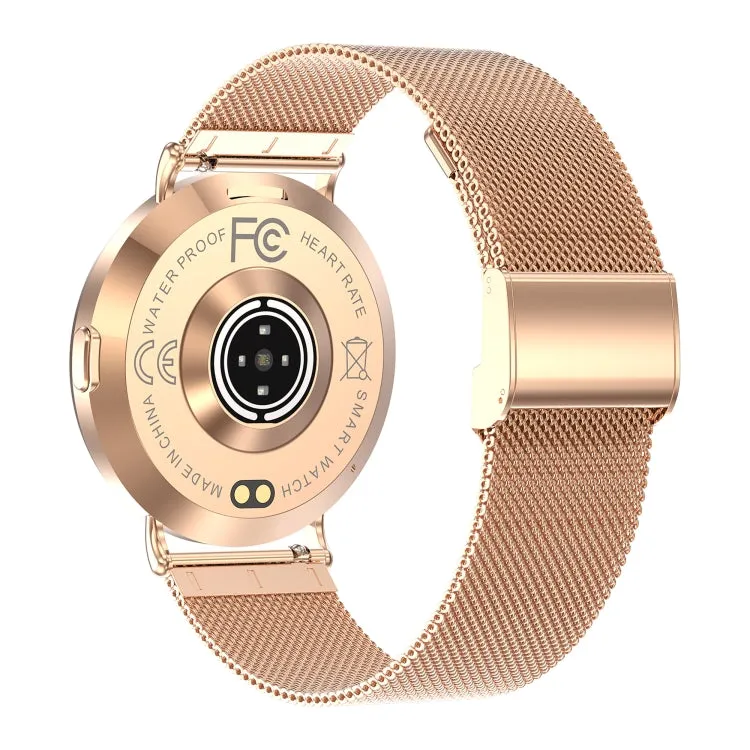KM88 1.32 inch Color Screen Smart Watch, Support Bluetooth Call / Health Monitoring(Gold)