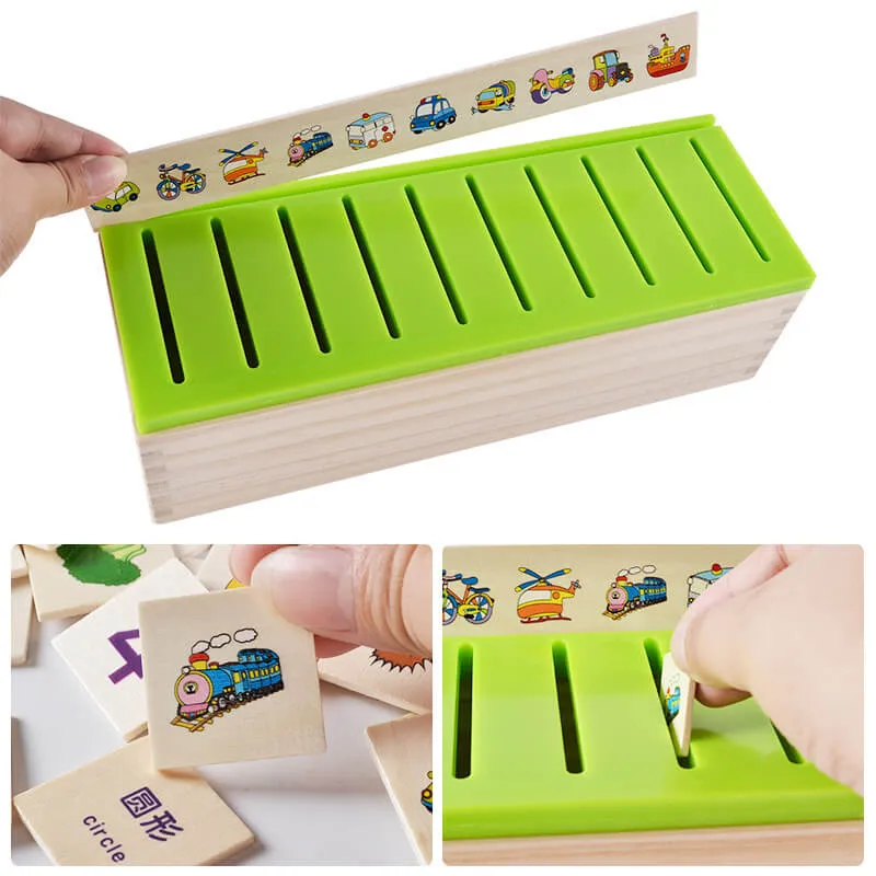 Knowledge Classification Box – Early Learning Wooden Toy