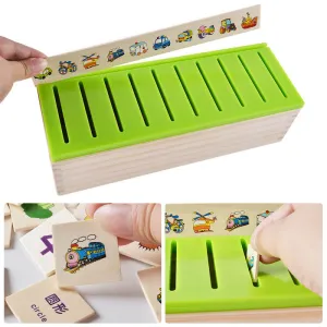 Knowledge Classification Box – Early Learning Wooden Toy