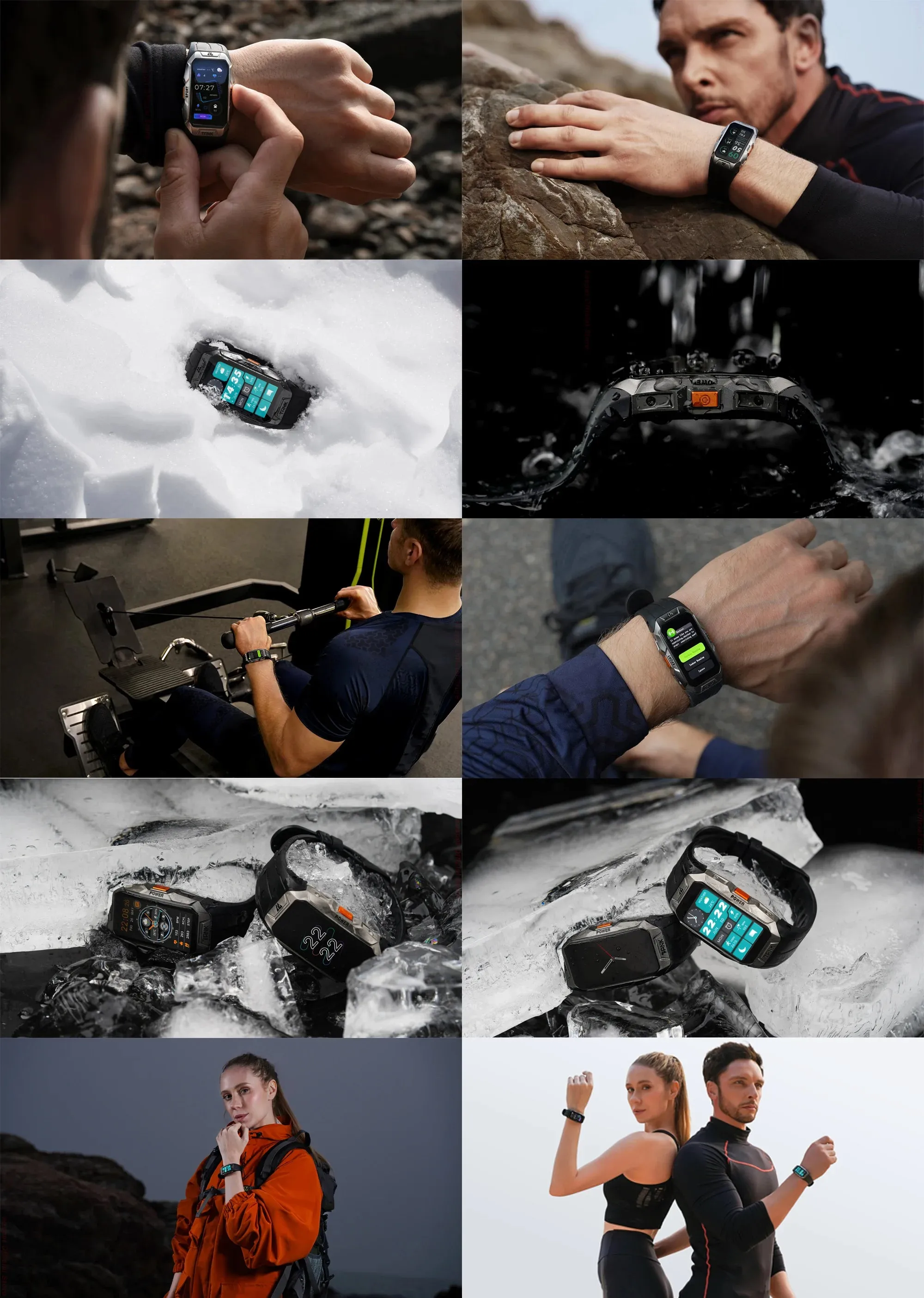 KOSPET Tank X1 1.47" Curved AMOLED Smart Watch