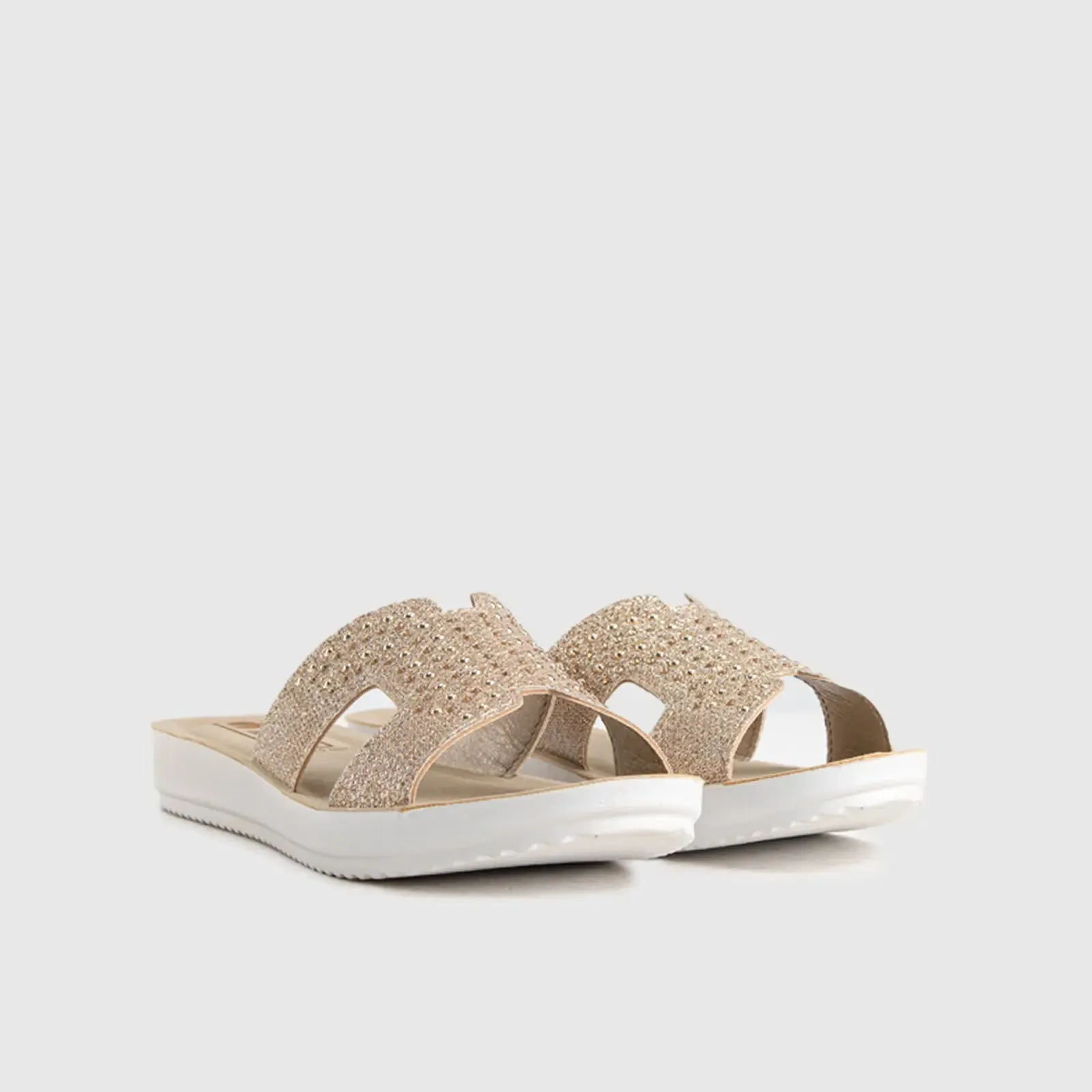 Ladies Comfort Sandals BM057 Pewter