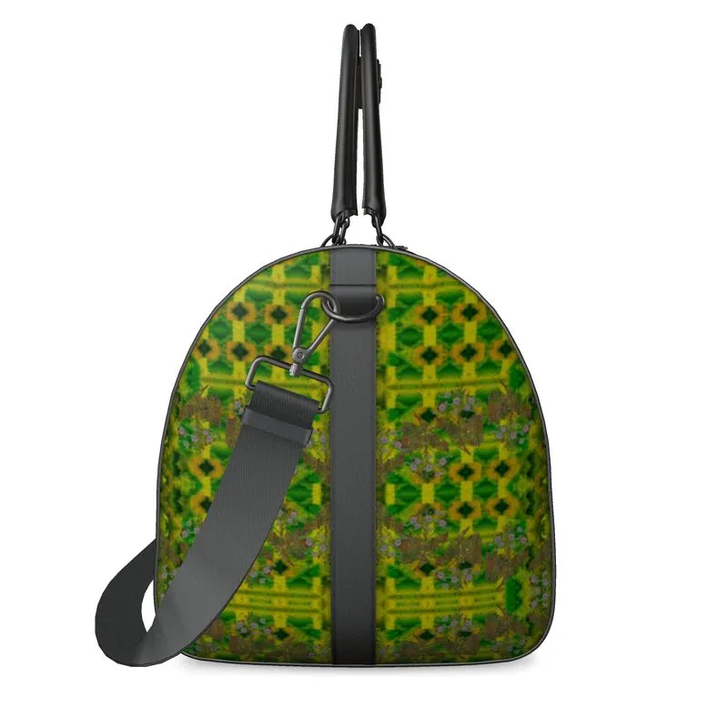 Leather Duffel Bag (WindSong Flower) RJSTH@Fabric #5 RJSTHS2021 RJS