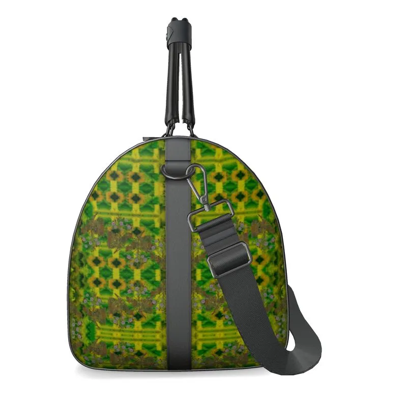 Leather Duffel Bag (WindSong Flower) RJSTH@Fabric #5 RJSTHS2021 RJS