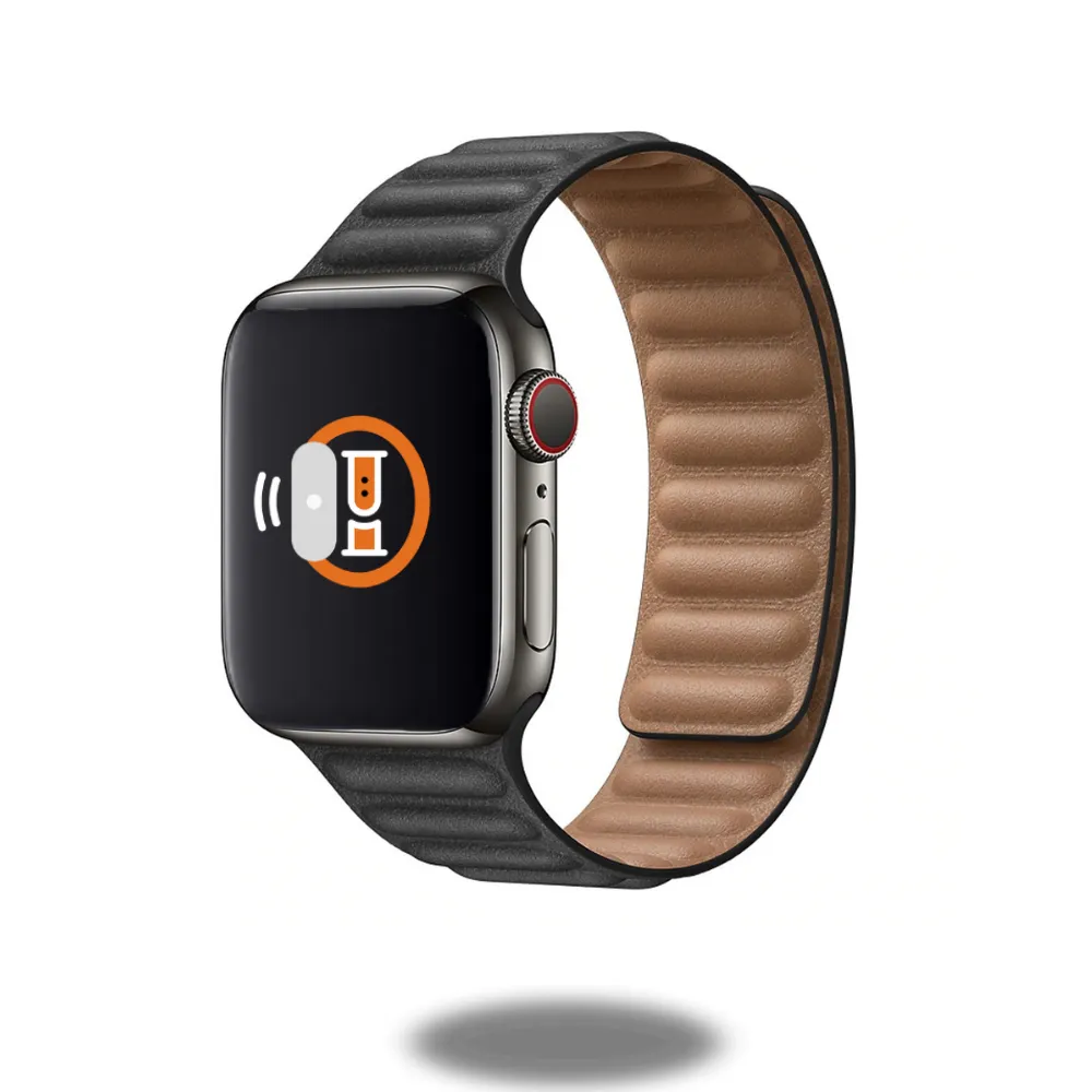 Leather Link Band | Two-Tone