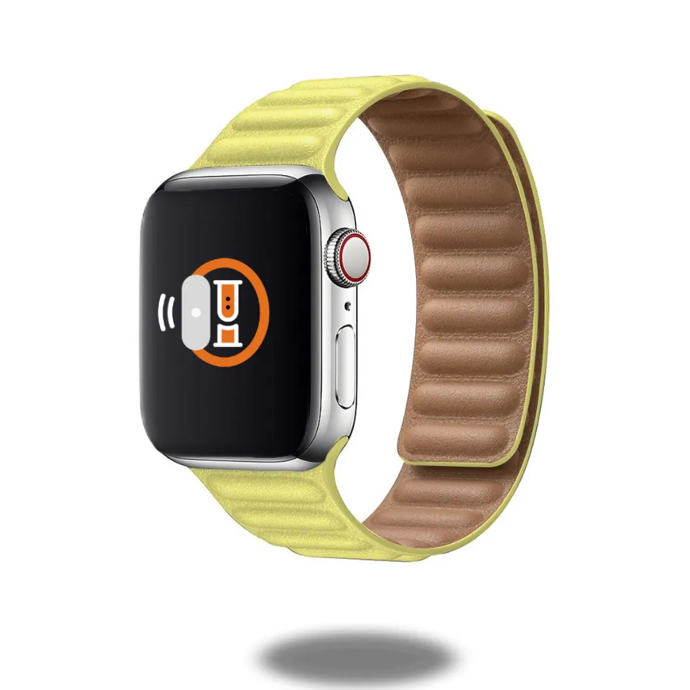 Leather Link Band | Two-Tone