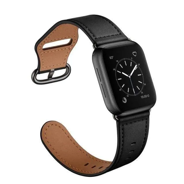 Leather Loop Watch Band