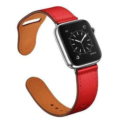 Leather Loop Watch Band