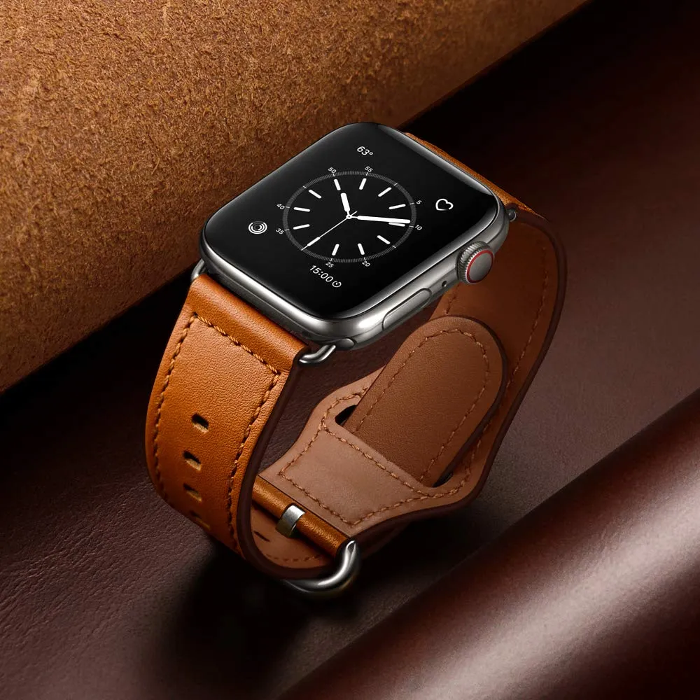 Leather Loop Watch Band