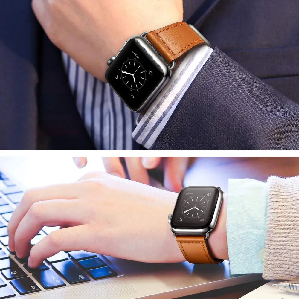 Leather Loop Watch Band