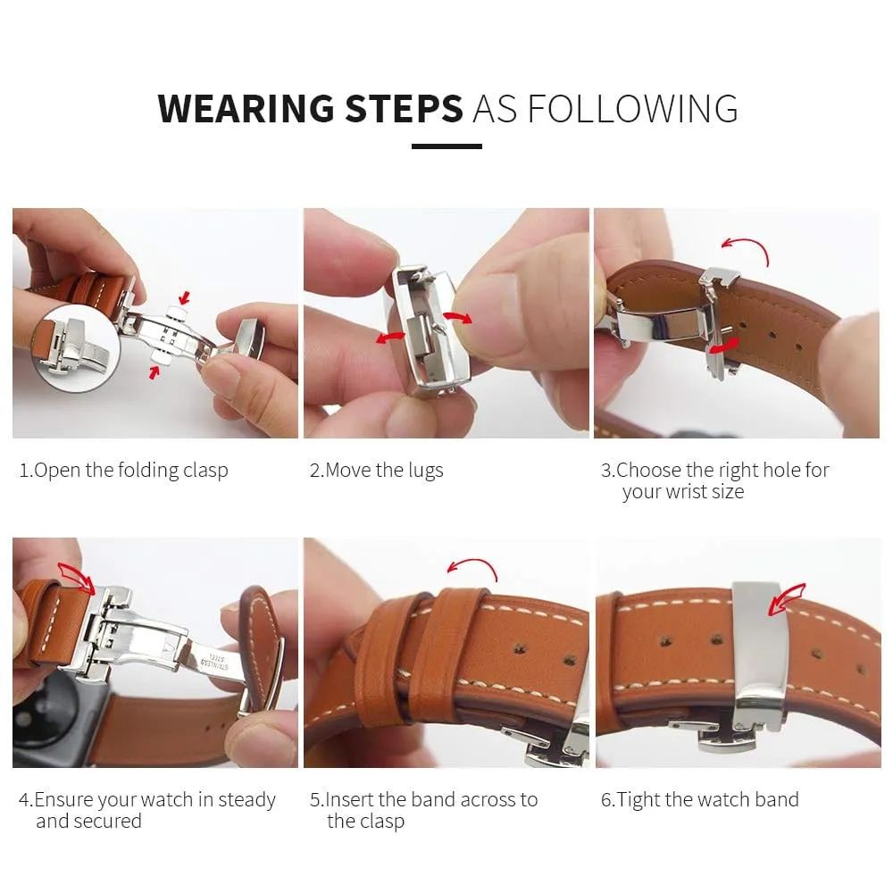 Leather Watch Band