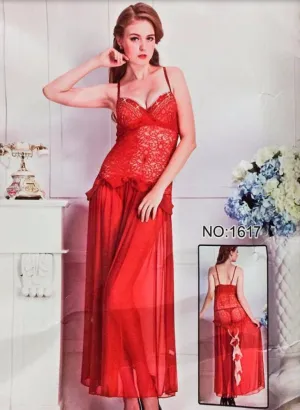 Long Nighty Sleeveless For Women - CPG-1617