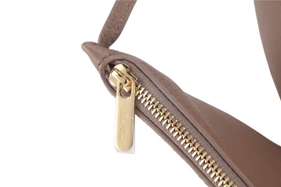 LORO PIANA LOOM L32 ETOUPE COLOR GOLD HARDWARE WITH DUST COVER, LOCK AND BOX