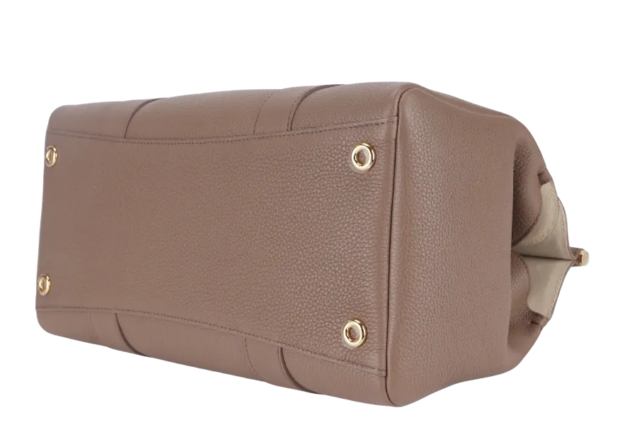 LORO PIANA LOOM L32 ETOUPE COLOR GOLD HARDWARE WITH DUST COVER, LOCK AND BOX