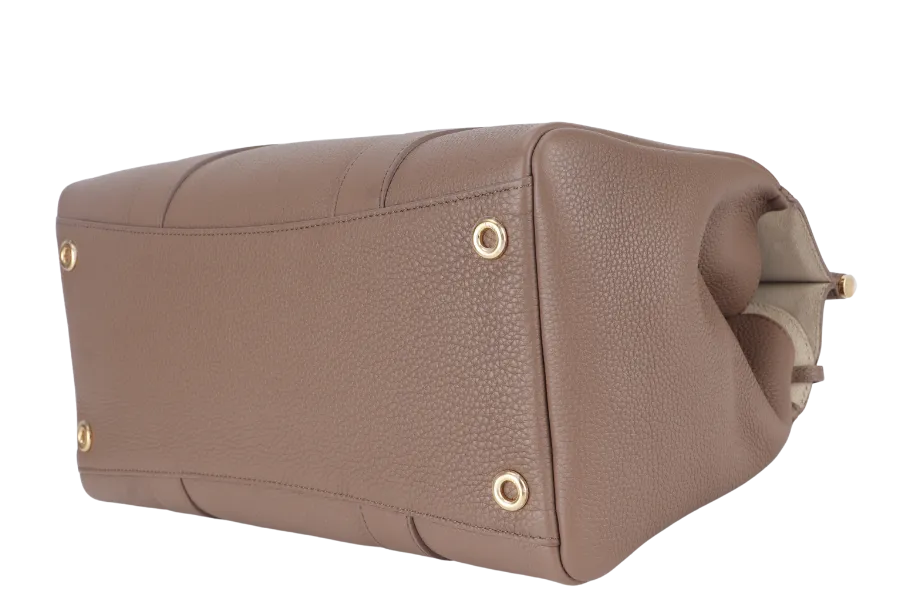 LORO PIANA LOOM L32 ETOUPE COLOR GOLD HARDWARE WITH DUST COVER, LOCK AND BOX