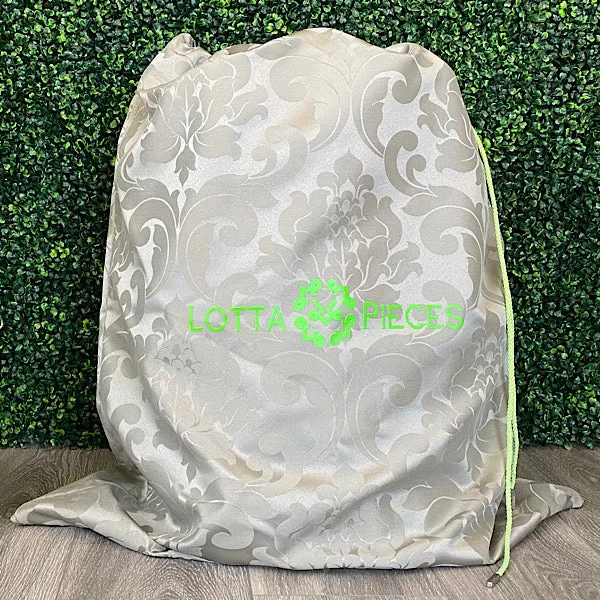Lotta Pieces | Leather Duffle Travel Bag With Metal Handles & Detachable Crossbody Bag