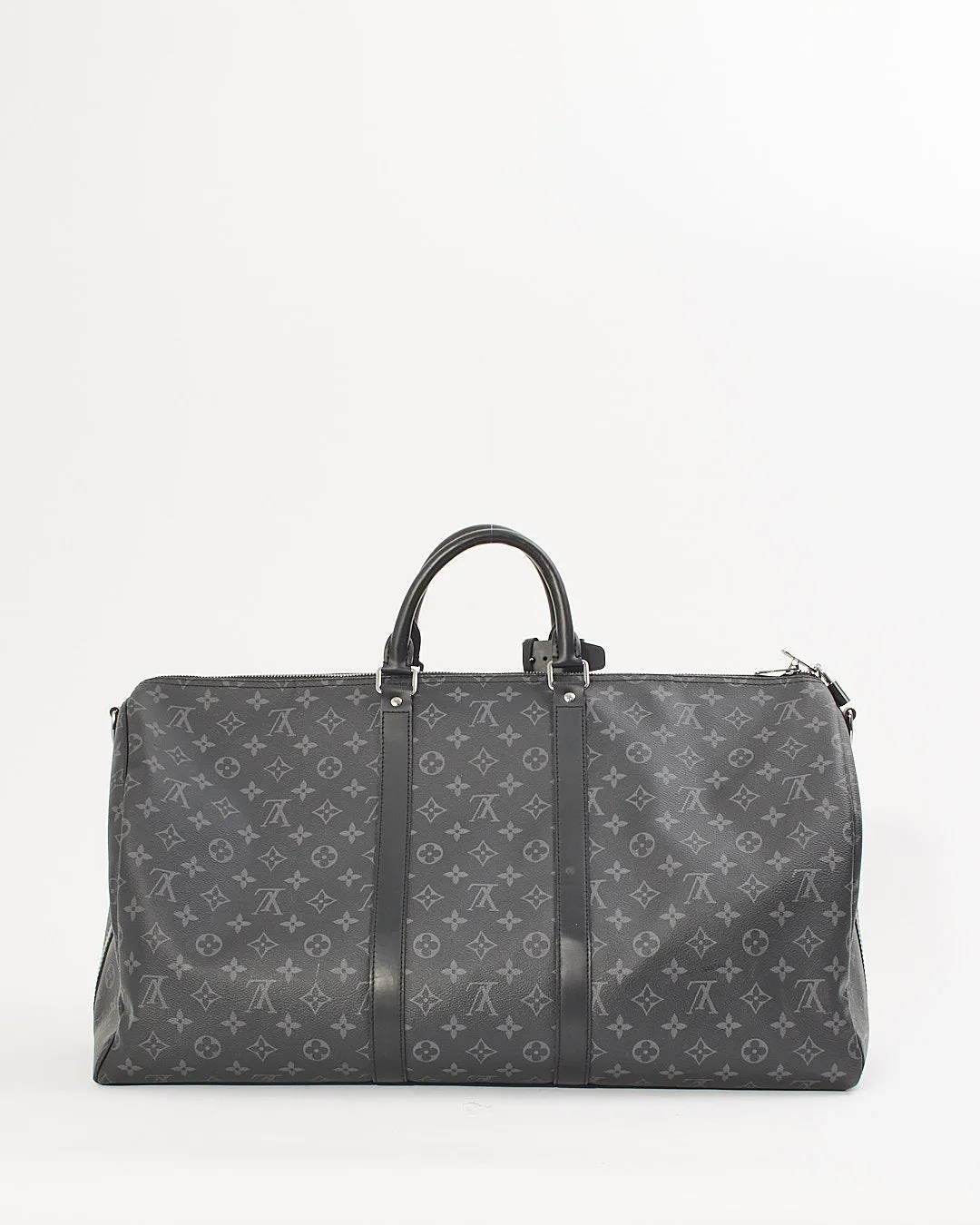 Louis Vuitton Black Monogram Eclipse Keepall Bandouliere 55 - NO STRAP