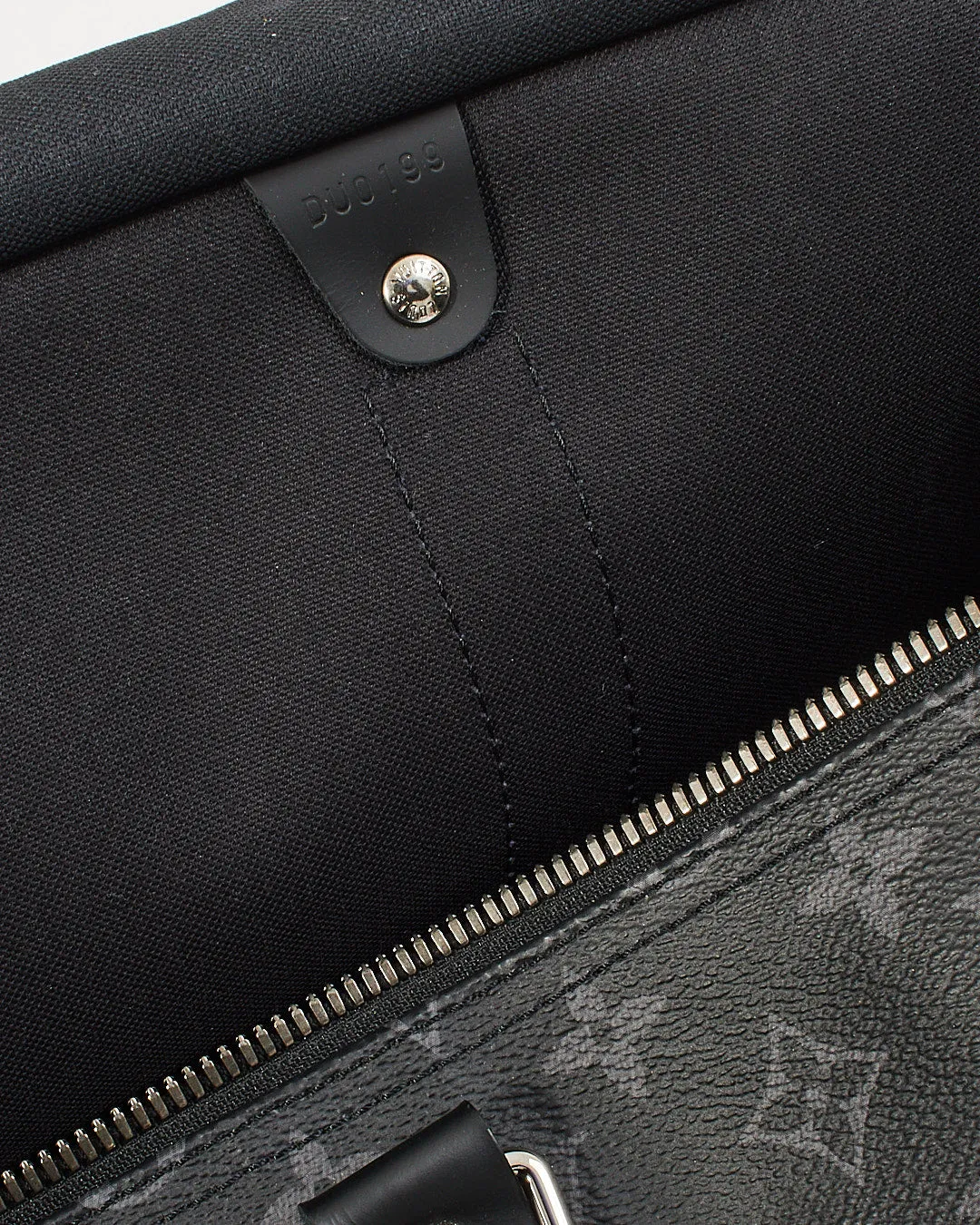 Louis Vuitton Black Monogram Eclipse Keepall Bandouliere 55 - NO STRAP