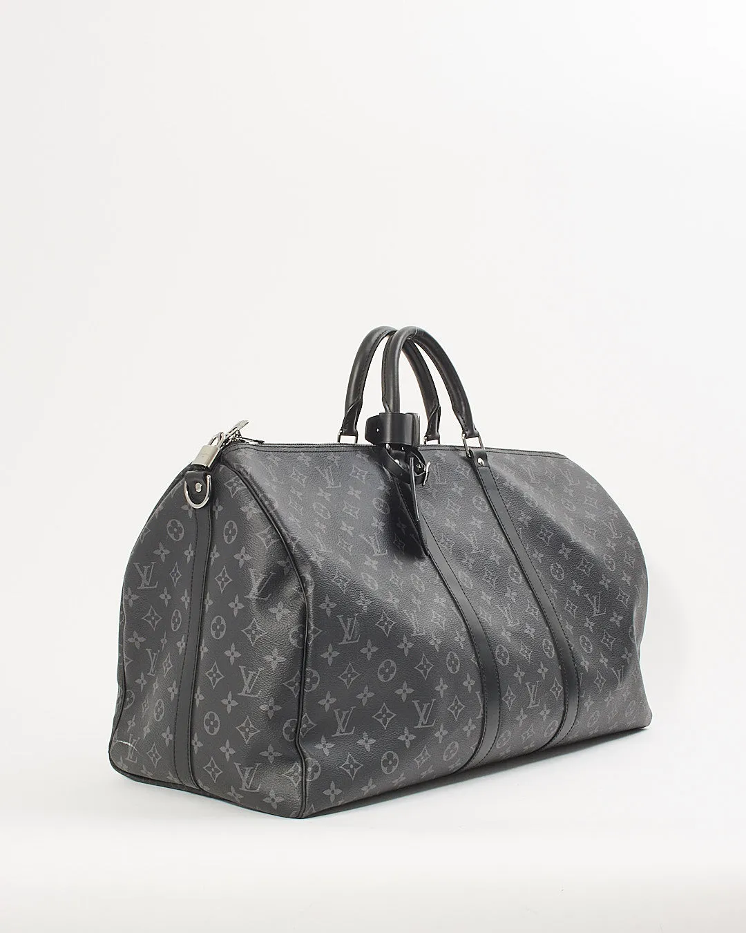Louis Vuitton Black Monogram Eclipse Keepall Bandouliere 55 - NO STRAP