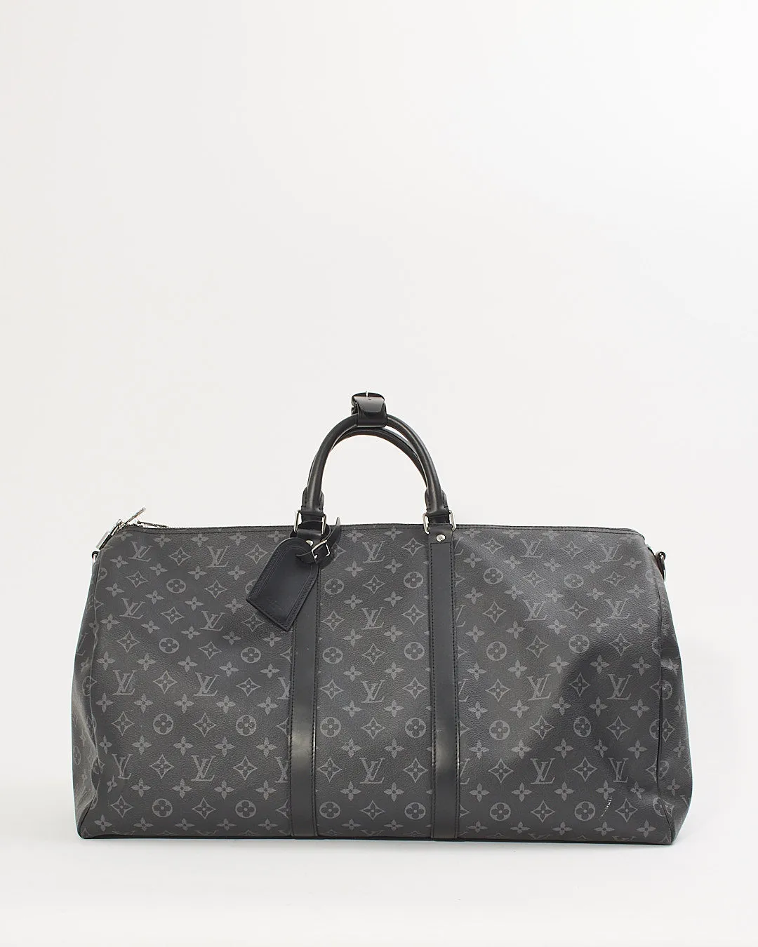 Louis Vuitton Black Monogram Eclipse Keepall Bandouliere 55 - NO STRAP