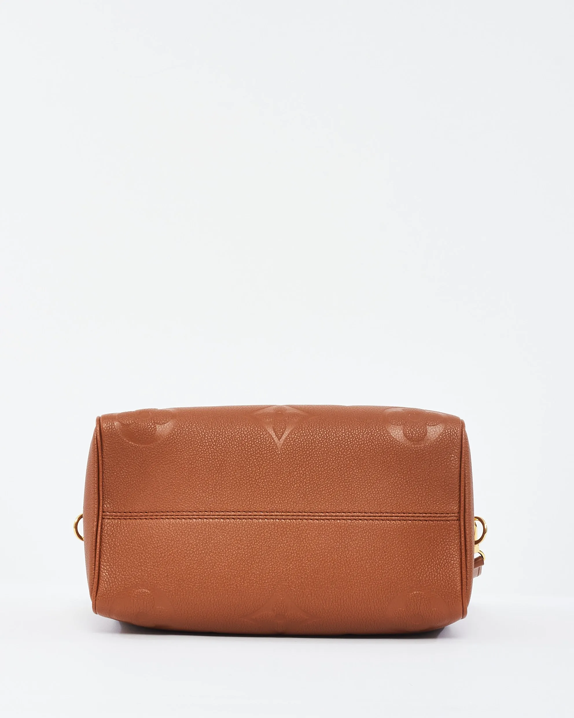 Louis Vuitton Cognac Monogram Empreinte Leather Bandoulière Speedy 25
