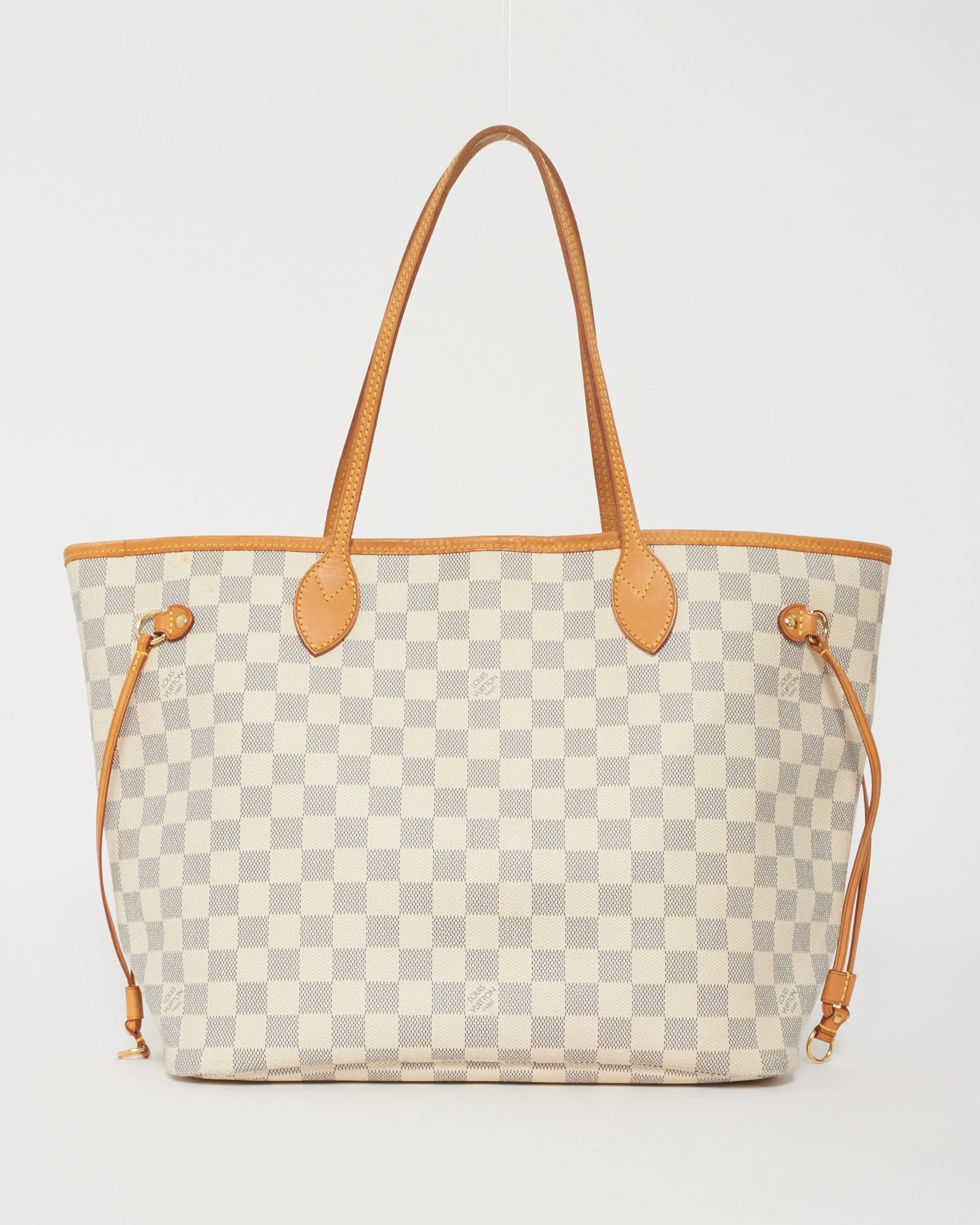 Louis Vuitton Damier Azur Canvas Neverfull MM Tote Bag - NO POUCH
