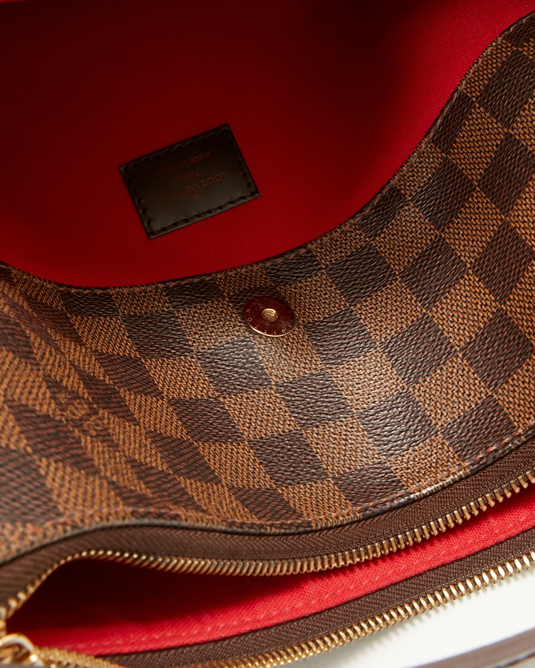 Louis Vuitton Damier Ebene Canvas Bloomsbury PM Crossbody Bag