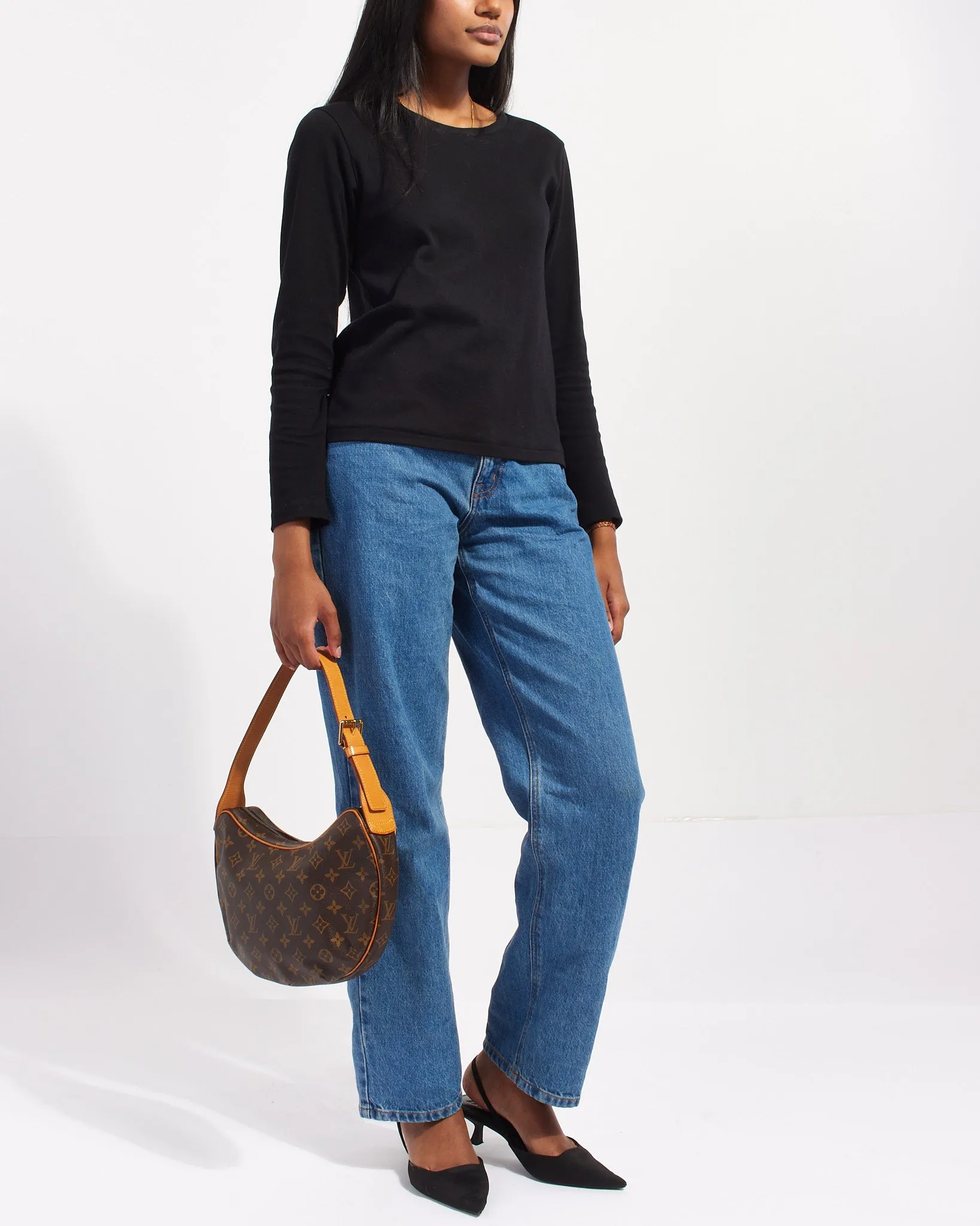 Louis Vuitton Monogram Canvas Croissant MM Shoulder Bag
