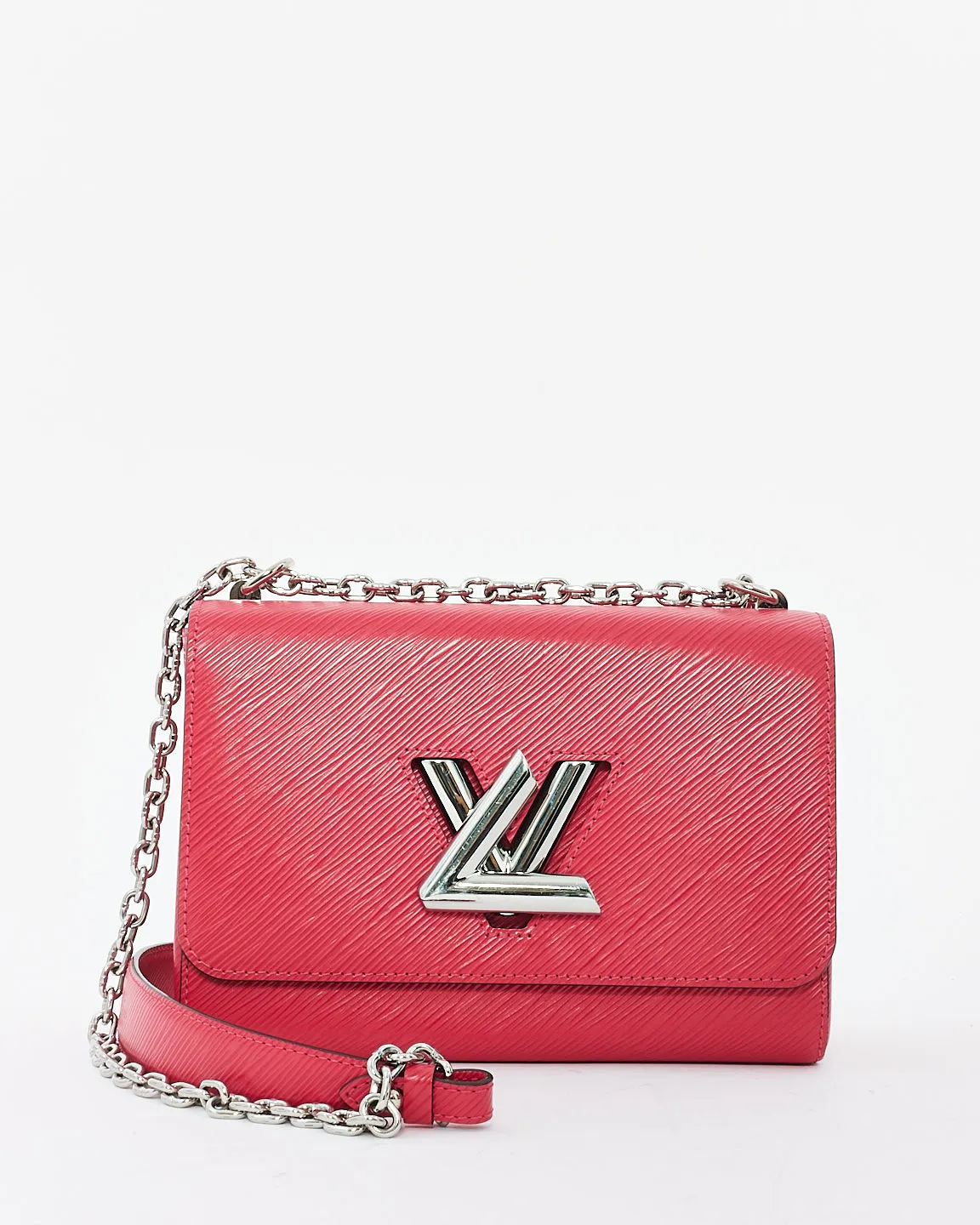 Louis Vuitton Pink Epi Leather Twist MM Shoulder Bag