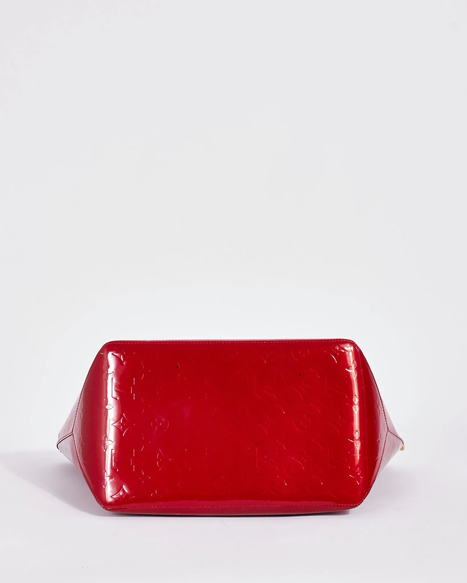 Louis Vuitton Red (Pomme D'Amour) Monogram Vernis Bellevue GM Tote
