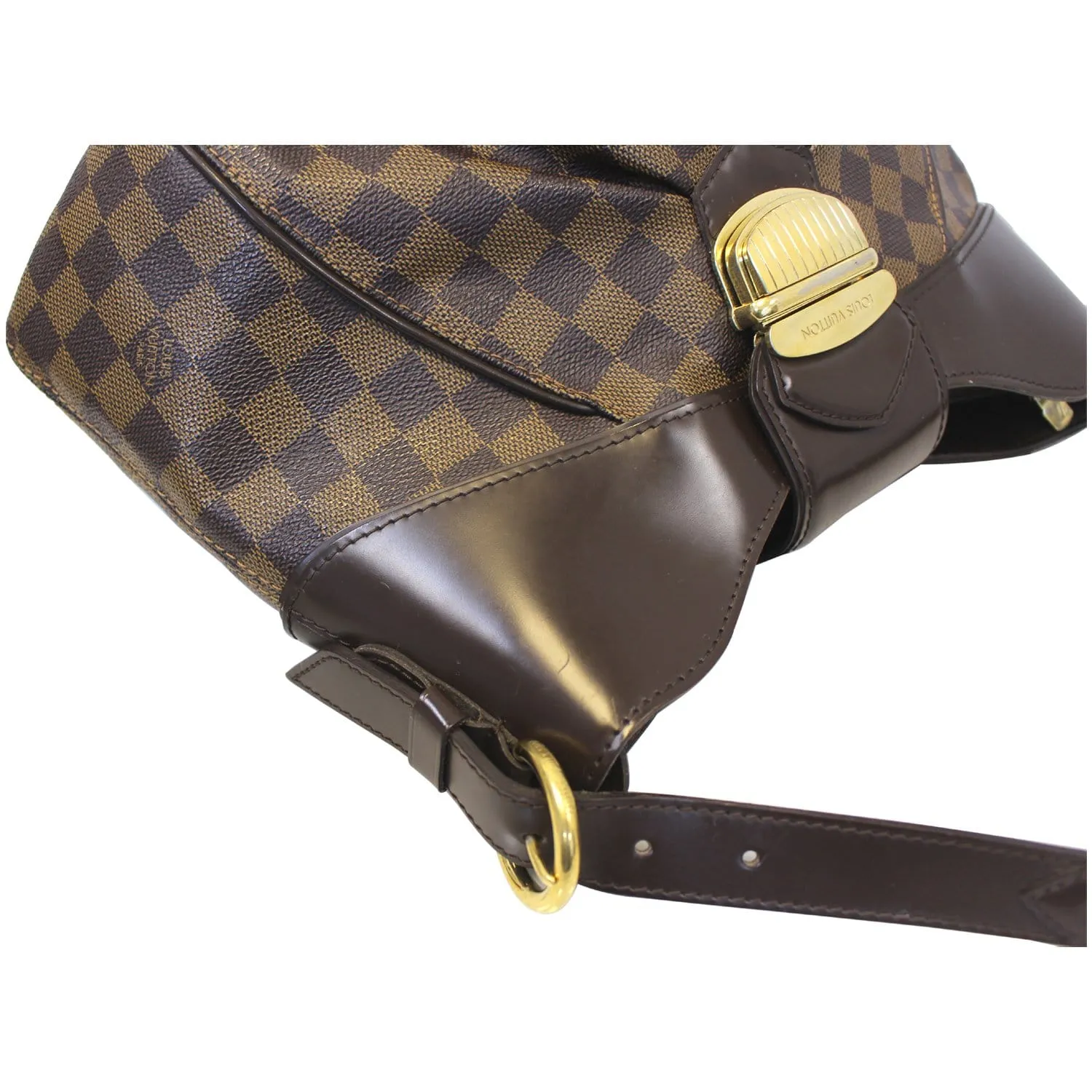LOUIS VUITTON Sistina PM Damier Ebene Shoulder Handbag