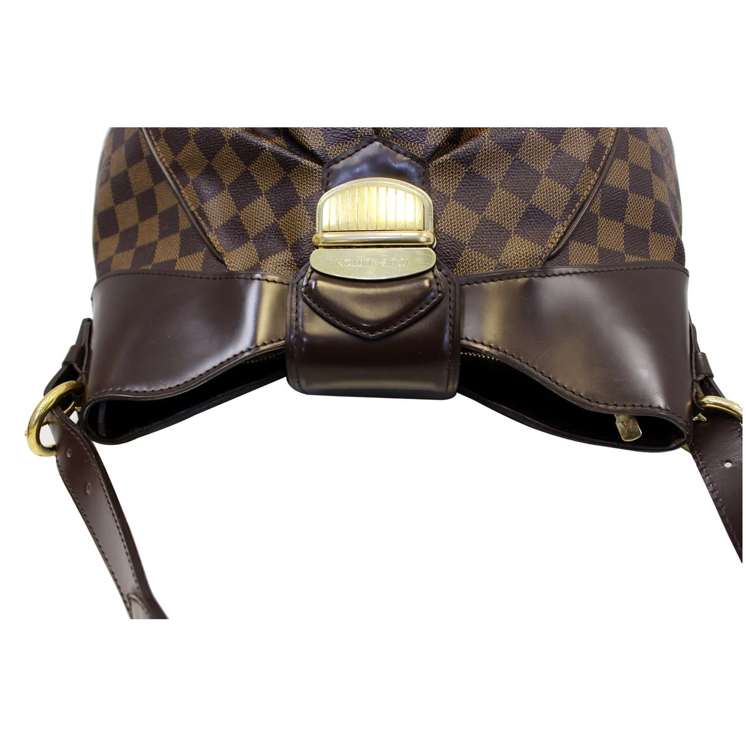 LOUIS VUITTON Sistina PM Damier Ebene Shoulder Handbag