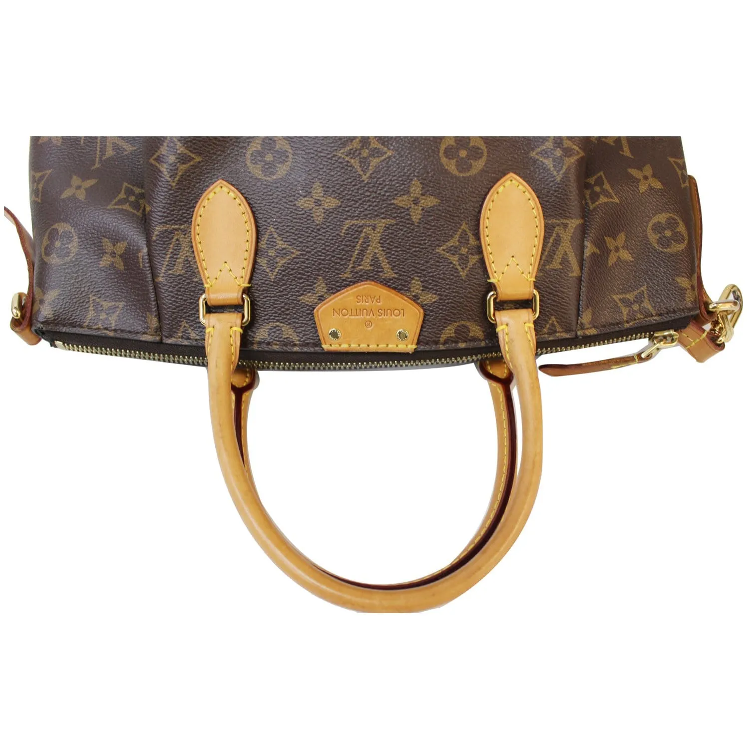 LOUIS VUITTON Turenne PM Monogram Canvas Shoulder Bag Brown