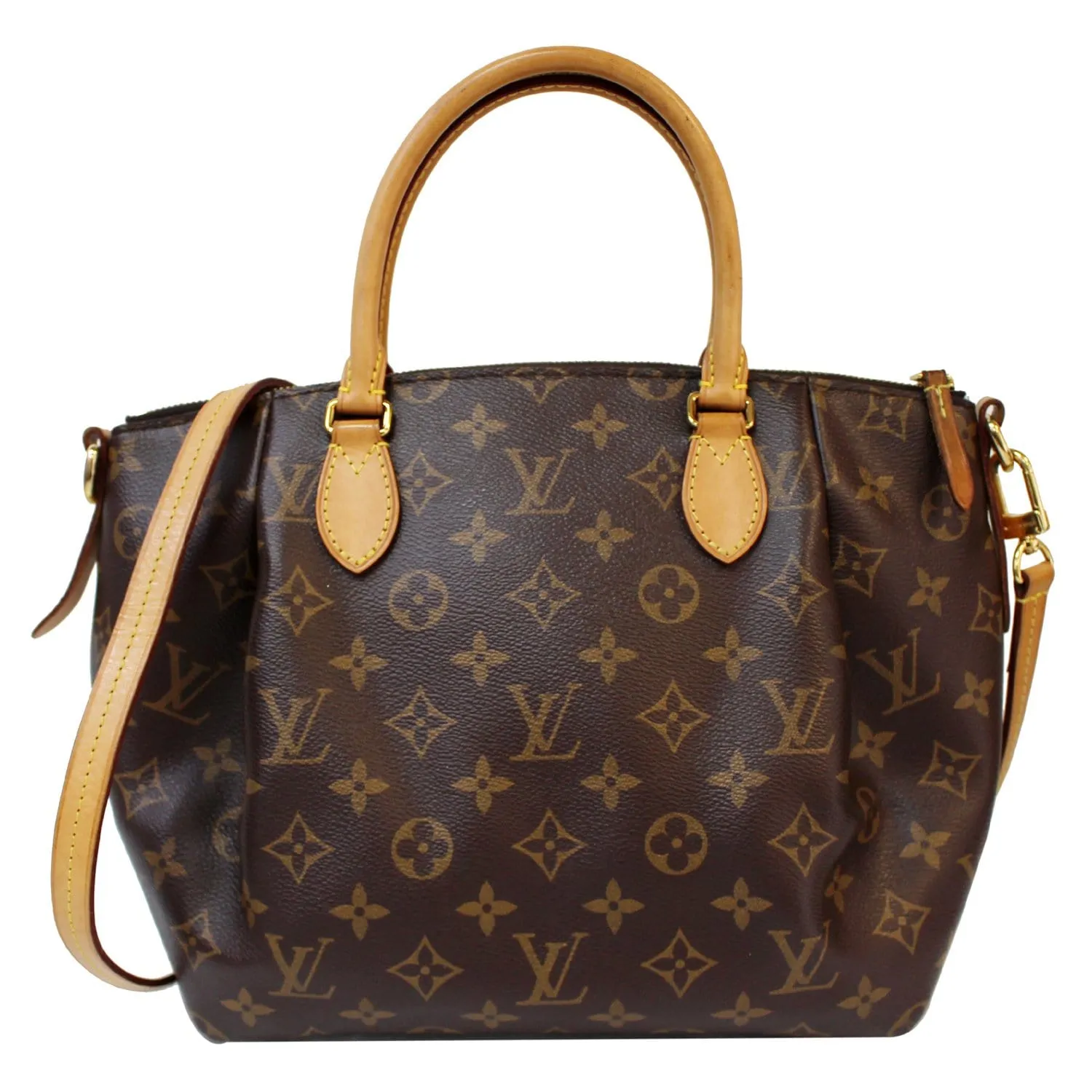 LOUIS VUITTON Turenne PM Monogram Canvas Shoulder Bag Brown
