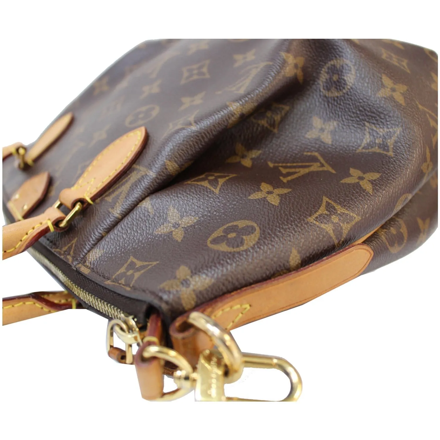LOUIS VUITTON Turenne PM Monogram Canvas Shoulder Bag Brown