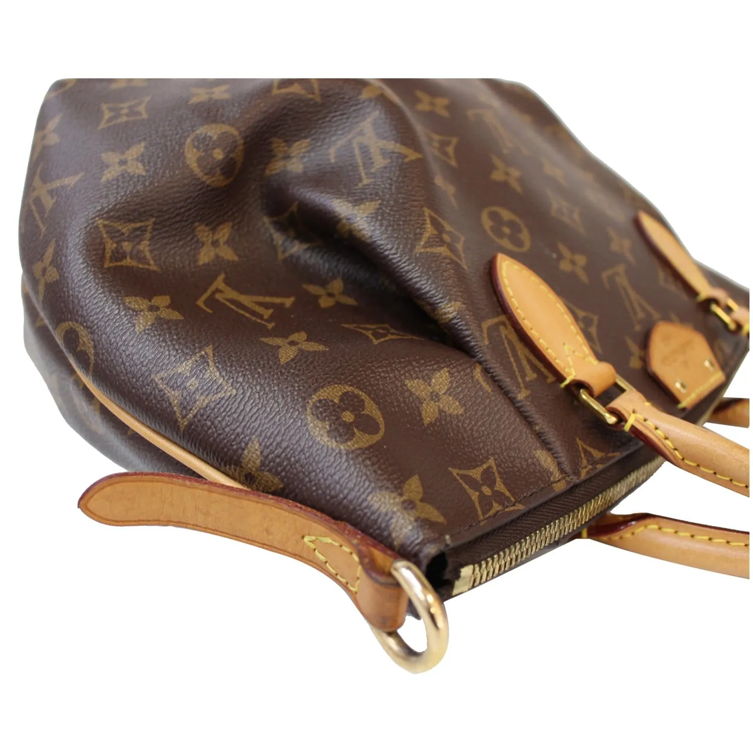 LOUIS VUITTON Turenne PM Monogram Canvas Shoulder Bag Brown