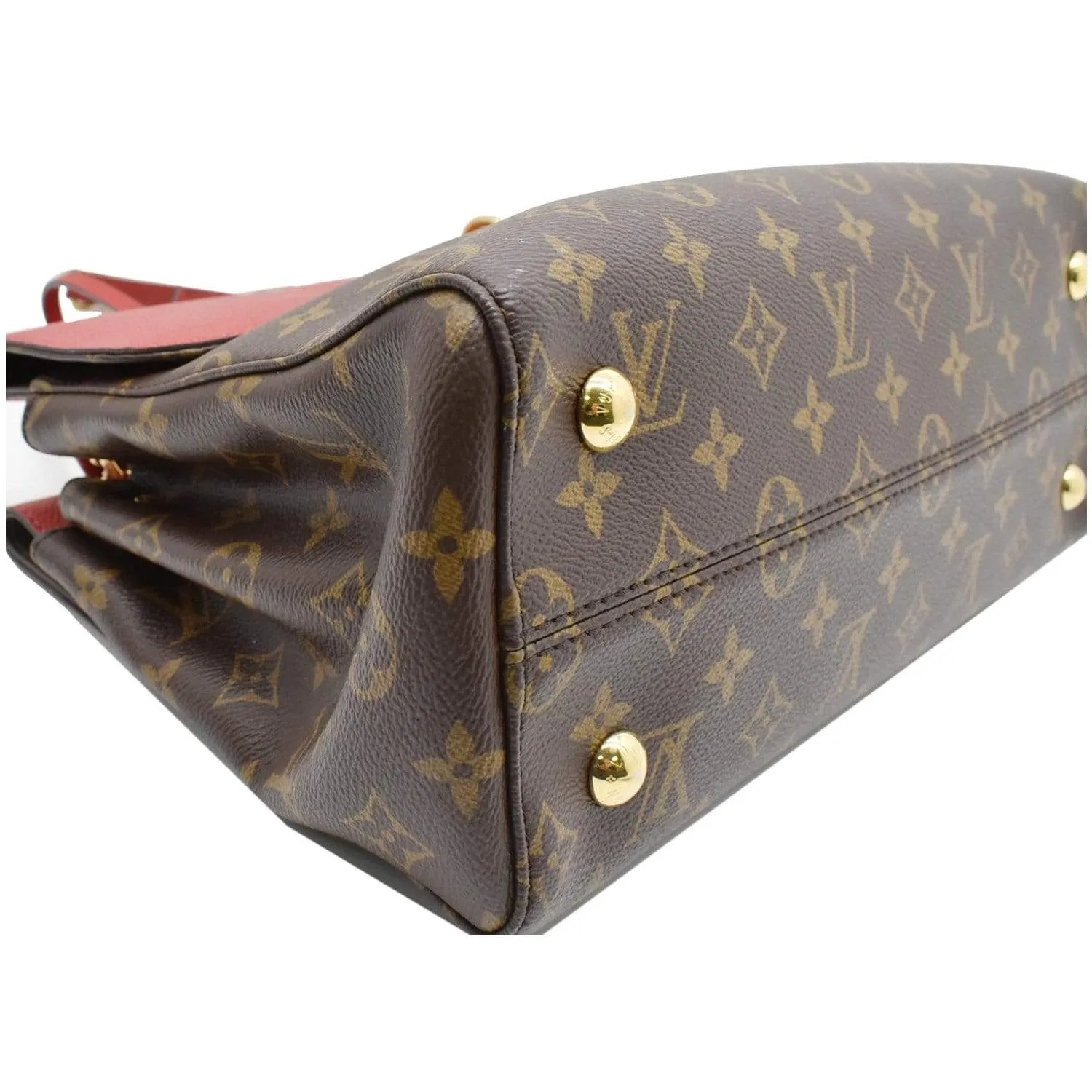 LOUIS VUITTON Venus Monogram Canvas 2way Shoulder Bag Red