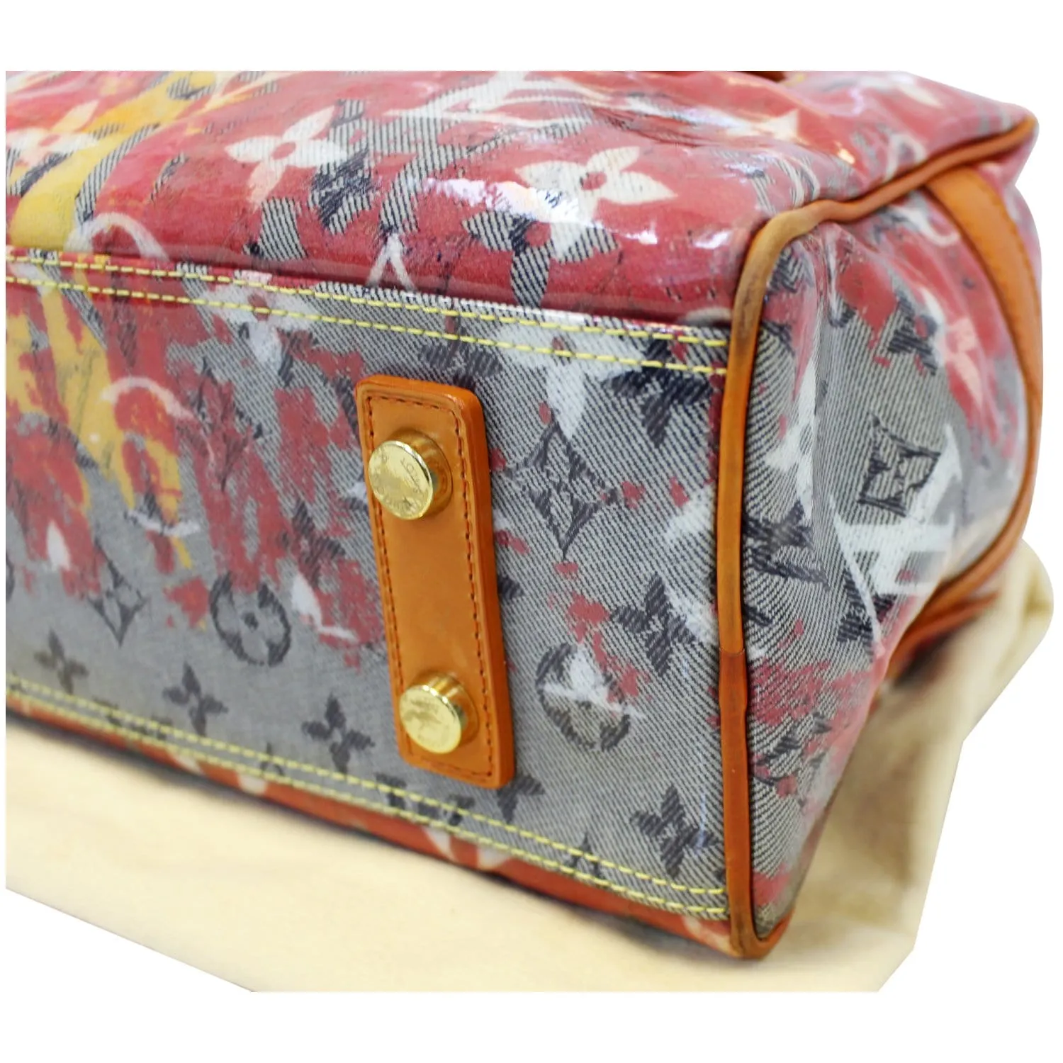 LOUIS VUITTON Weekender PM Monogram Pulp Rose Satchel Bag