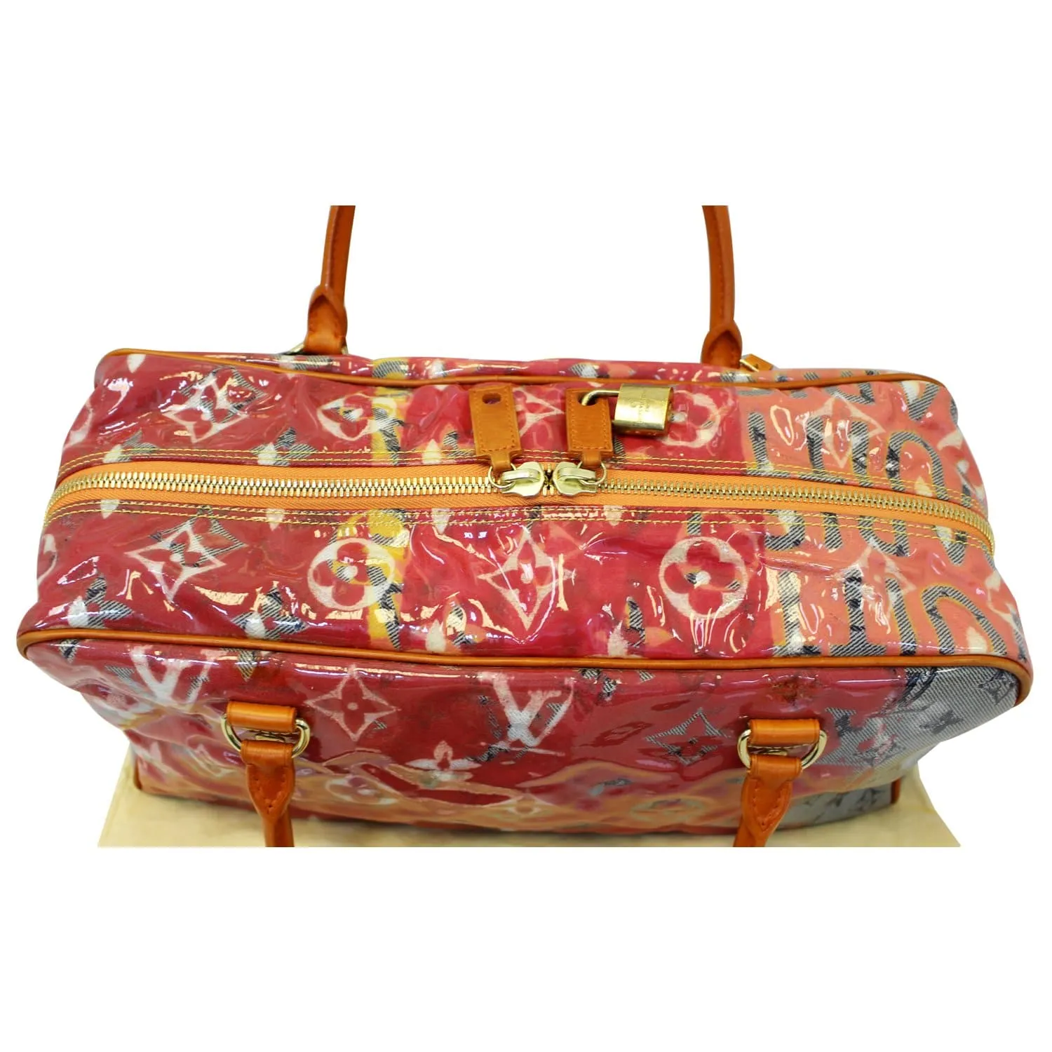 LOUIS VUITTON Weekender PM Monogram Pulp Rose Satchel Bag
