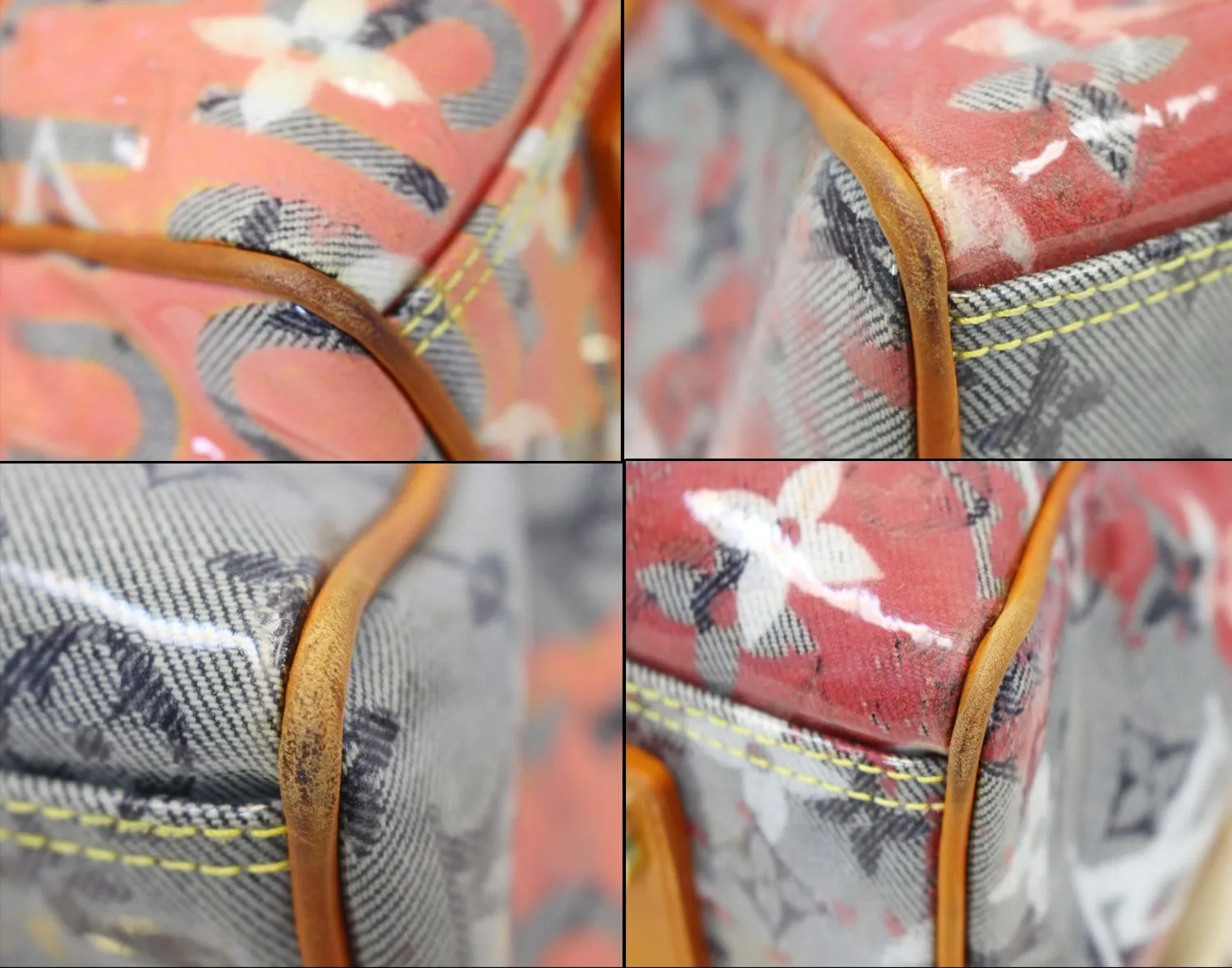 LOUIS VUITTON Weekender PM Monogram Pulp Rose Satchel Bag