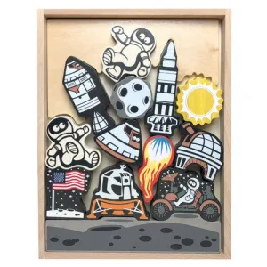Lunar Lander Stacking and Playset Game