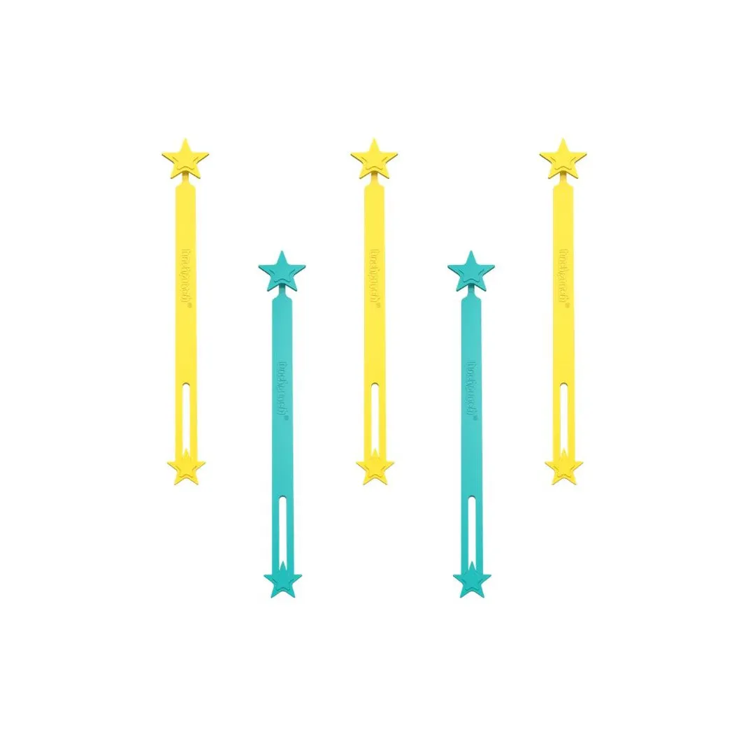 Lunch Punch Silicone Wrap Bands - Yellow