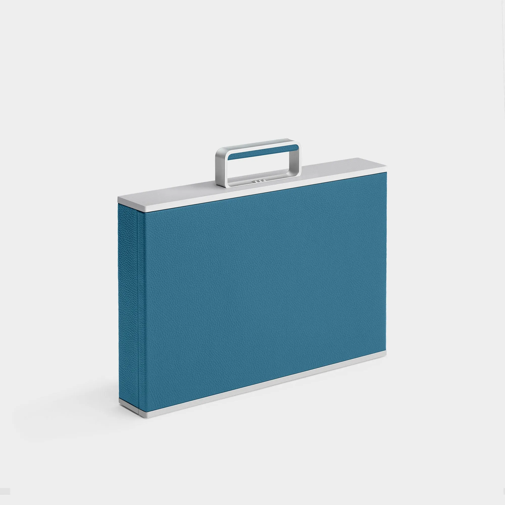 MACKENZIE 12 WATCH BRIEFCASE - SKY BLUE / GREY