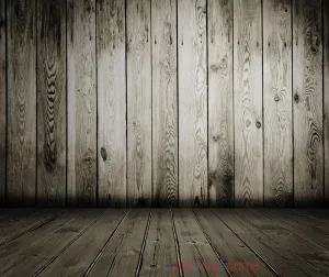 Mahogany Wooden Fence  Backdrop