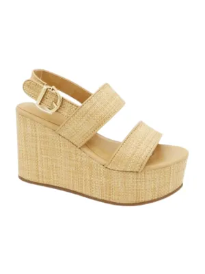 Malibu Raffia Wedge