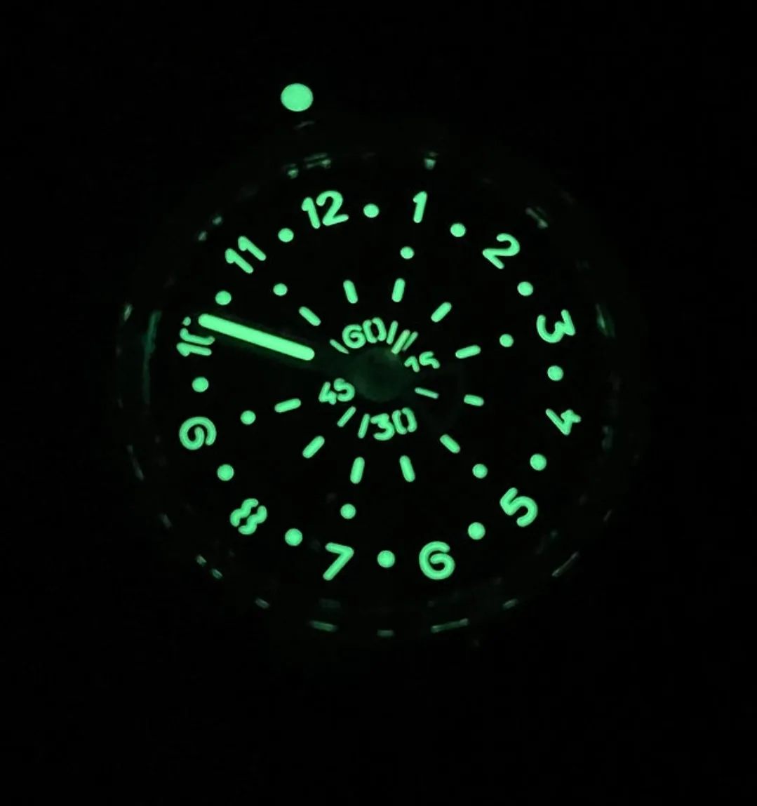 Maranez 42mm Rawai Stainless Steel gauge silver Face Watch